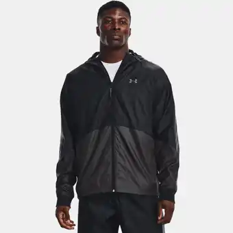 Under Armour Herenjack under armour legacy windbreaker zwart / jet grijs / pitch grijs s aanbieding