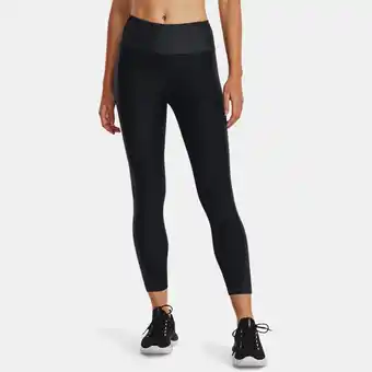 Under Armour Dameslegging heatgear® no-slip waistband blocked ankle zwart / zwart s aanbieding