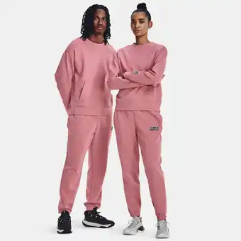 Under Armour Uniseks joggingbroek under armour summit knit roze elixir / zwart l aanbieding