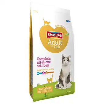 Zooplus 10kg adult vis & rijst daily balance smølke kattenvoer aanbieding