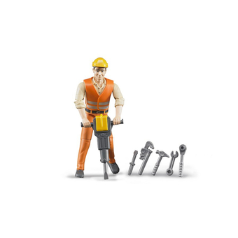 Top1Toys Bruder bworld figuur constructie werker aanbieding