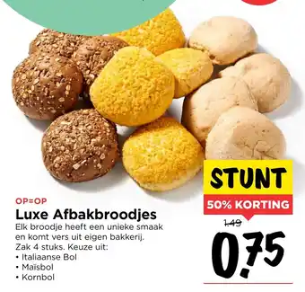 Vomar Voordeelmarkt Luxe Afbakbroodjes aanbieding