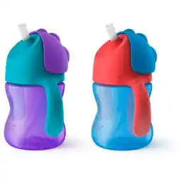 Albert Heijn Avent rietjesbeker 200 ml 9+ aanbieding