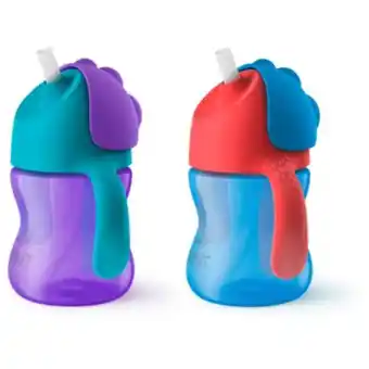 Albert Heijn Avent rietjesbeker 200 ml 9+ aanbieding