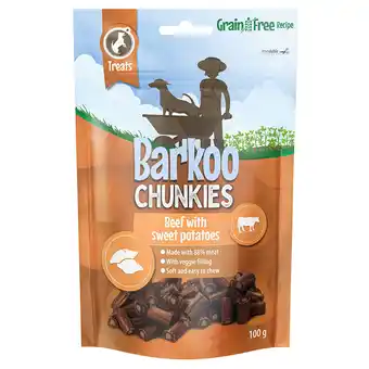 Zooplus Barkoo chunkies gevulde sticks 100 g - rund & zoete aardappel (6 x 100 g) aanbieding