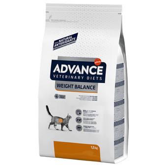 Zooplus 1,5kg advance veterinary diets weight balance droog kattenvoer aanbieding