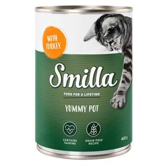 Zooplus 20x400g smulpannetje kalkoen smilla kattenvoer aanbieding