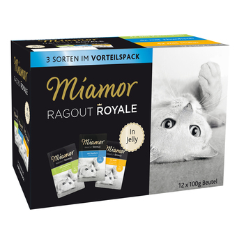 Zooplus 12x100g ragout royale konijn, kip &tonijn miamor kattenvoer aanbieding