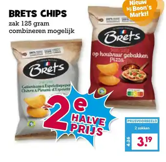 Boon`s Markt Brets chips aanbieding