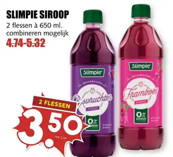 MCD Supermarkt Slimpie siroop aanbieding