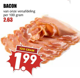 MCD Supermarkt Bacon aanbieding