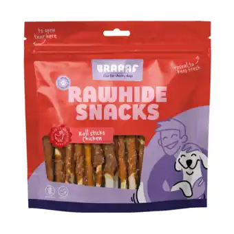 Welkoop Braaaf rollsticks - hondensnack - kip 12 cm 30 stuks aanbieding