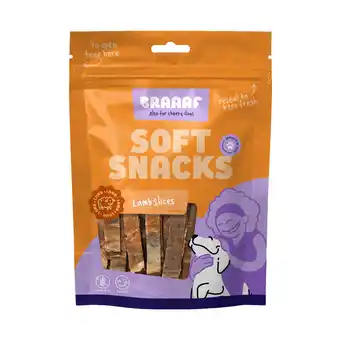 Welkoop Braaaf soft snacks reepjes - hondensnack - lam 85 gram aanbieding
