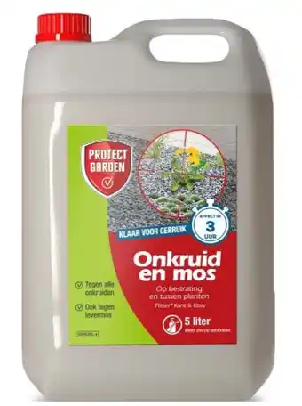 Welkoop Protect garden flitser kant en klaar - onkruid- en mosbestrijder - 5 l aanbieding