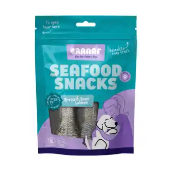 Welkoop Braaaf vissnack geperste zalmhuid - hondensnack - zalm 12 cm 2 stuks aanbieding