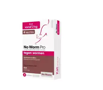 Welkoop No worm  kat vanaf 2kg tabletten - wormenmiddel aanbieding