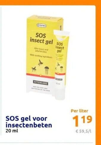 Action SOS gel voor insectenbeten 20 ml aanbieding