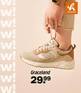 vanHaren Graceland sneakers aanbieding