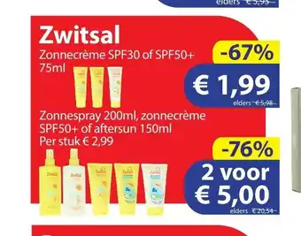 Die Grenze Zwitsal 2 voor 5,00 aanbieding