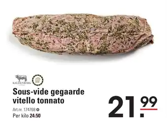 Sligro Sous-vide gegaarde vitello tonnato aanbieding