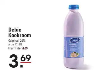 Sligro Debic Kookroom Original, 20% aanbieding