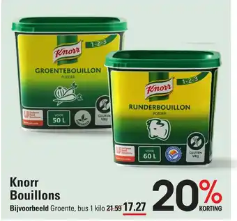 Sligro Knorr Bouillons aanbieding