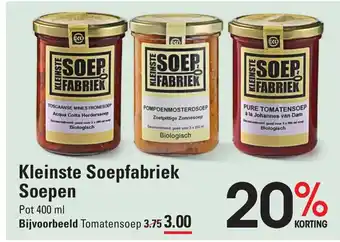 Sligro Kleinste Soepfabriek Soepen 400ml aanbieding