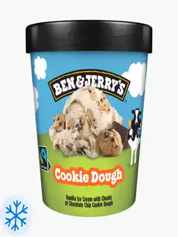 Flink Ben & jerry's cookie dough 465ml aanbieding