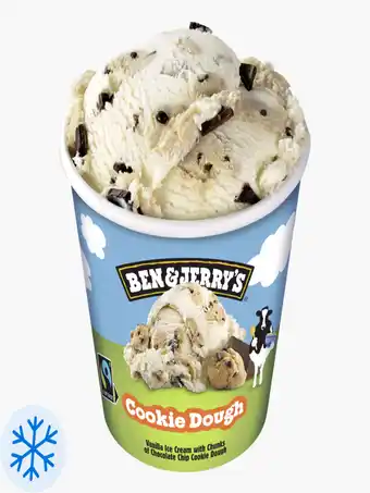 Flink Ben & jerry's cookie dough 465ml aanbieding