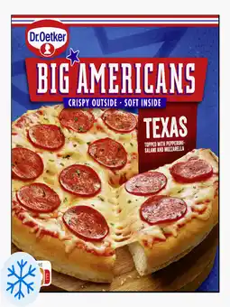 Flink Dr. oetker big americans pizza texas aanbieding