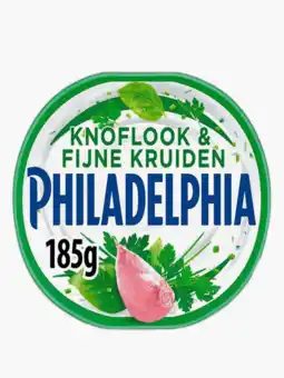 Flink Philadelphia roomkaas knoflook & fijne kruiden 185g aanbieding