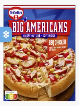 Flink Dr. oetker big americans pizza bbq chicken aanbieding