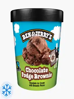 Flink Ben & jerry's chocolate fudge brownie classic 465ml aanbieding
