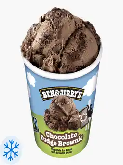 Flink Ben & jerry's chocolate fudge brownie classic 465ml aanbieding