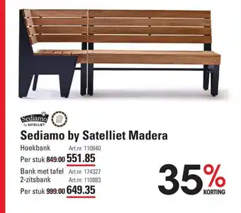 Sligro Sediamo by Satelliet Madera aanbieding