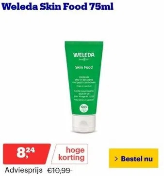Bol.com Weleda skin food 75ml aanbieding