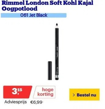 Bol.com Rimmel london soft kohl kajal oogpotlood aanbieding