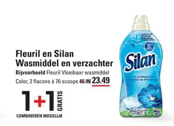 Sligro Fleuril en Silan Wasmiddel en verzachter aanbieding