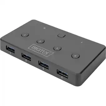 Conrad Digitus da-73301 4 poorten usb 3.0-hub zwart aanbieding