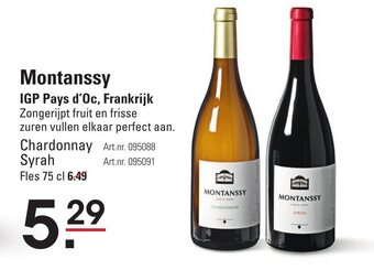 Sligro Montanssy IGP Pays d'Oc, Frankrijk aanbieding