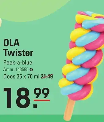 De Kweker OLA Twister Peek-a-blue 35 x 70ml aanbieding