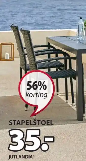 Jysk Gudhjem stoel aanbieding