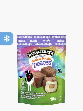 Flink Ben & jerry's cookie dough peaces 10st. aanbieding