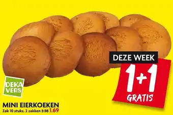 Dekamarkt Mini eierkoeken aanbieding