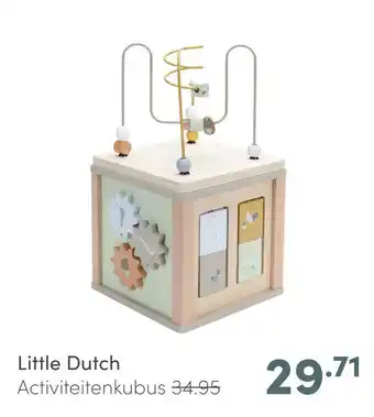 Baby & Tiener Little Dutch Activiteitenkubus aanbieding