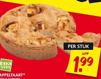 Dekamarkt Appeltaart aanbieding