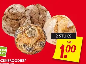 Dekamarkt Rozenbroodjes aanbieding