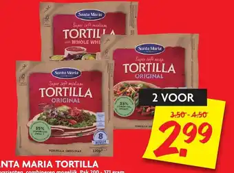 Dekamarkt Santa maria tortilla 200-371 gram aanbieding