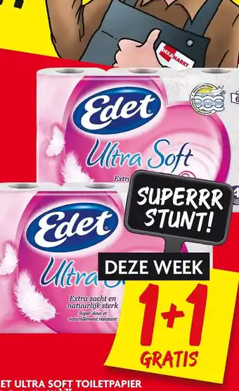 Dekamarkt Edet ultra soft toiletpapier aanbieding