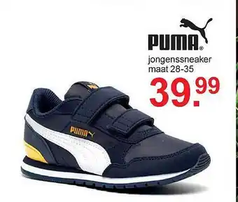 Scapino Puma Jongenssneaker aanbieding